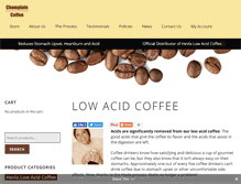 Tablet Screenshot of champlaincoffee.com